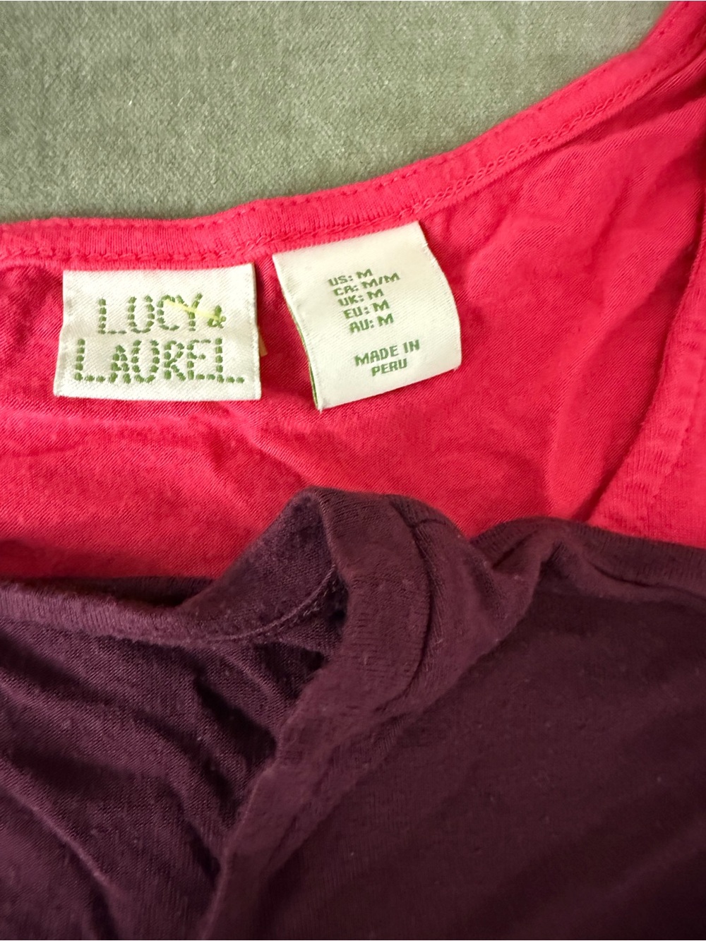 Aero seriously soft perfect Lucy & Laurel Urban Duction set of 3 Tees M  G-27